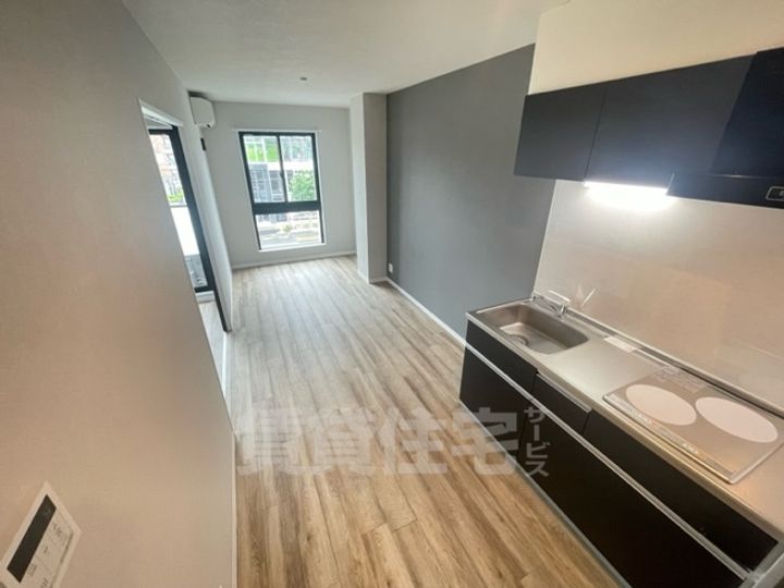 大阪府堺市中区深井清水町の賃貸マンションの居間