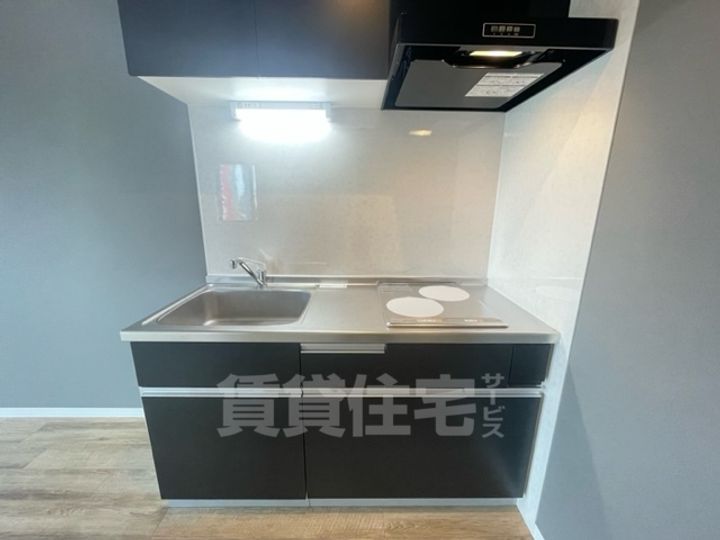 大阪府堺市中区深井清水町の賃貸マンションのキッチン
