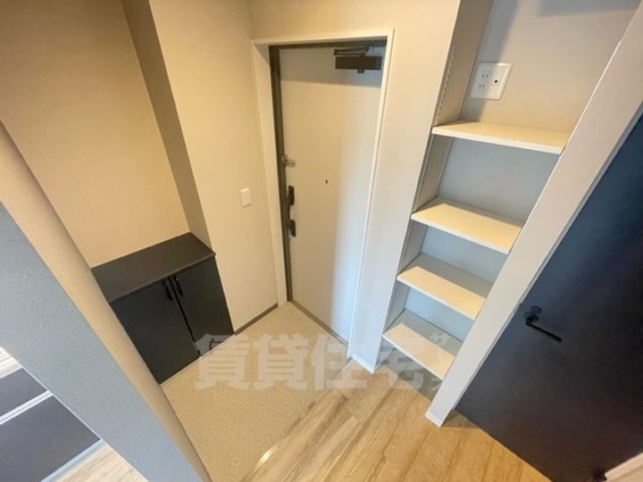 大阪府堺市中区深井清水町の賃貸マンションの玄関