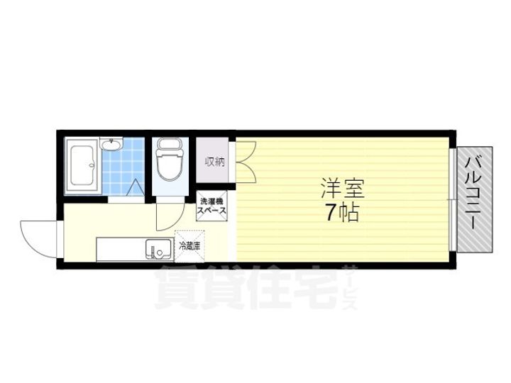 大阪府大阪市淀川区塚本1丁目の賃貸アパートの間取り
