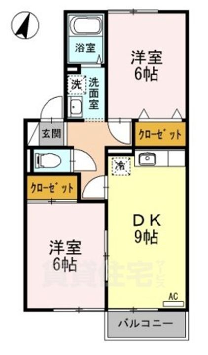 コンフォール美喜 Ⅰの間取り