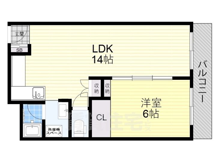メゾンインペリアルの間取り