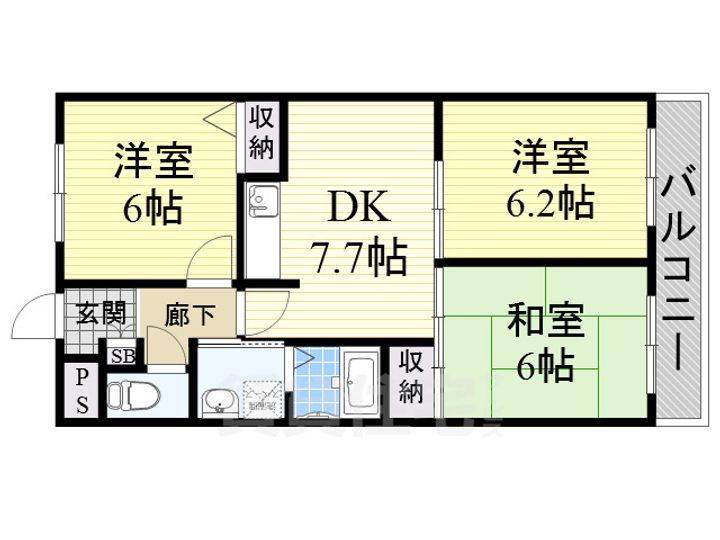 スペランツァ松ヶ丘の間取り