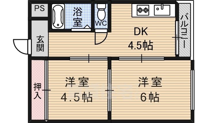 仲川マンションの間取り