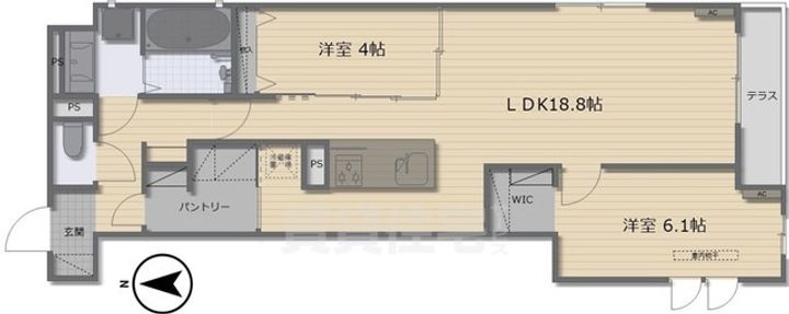 Gran Vievle北花田の間取り