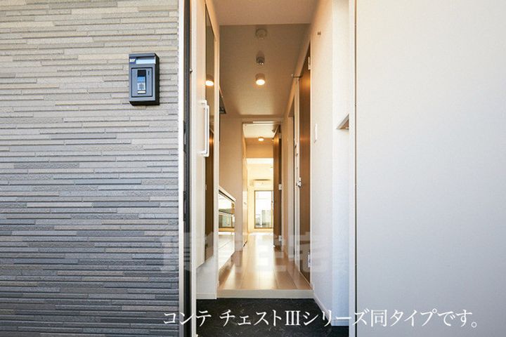 リエゾン学園前の玄関