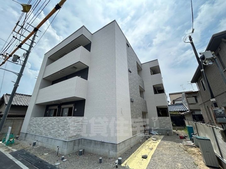 大阪府堺市北区中長尾町3丁の賃貸アパートの外観