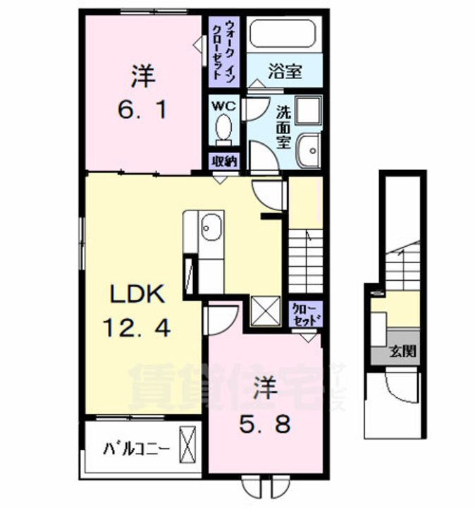 アルカンシェル SEの間取り
