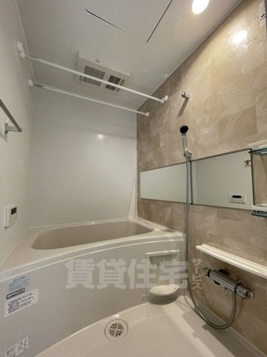 兵庫県神戸市中央区旭通2丁目の賃貸マンションの風呂