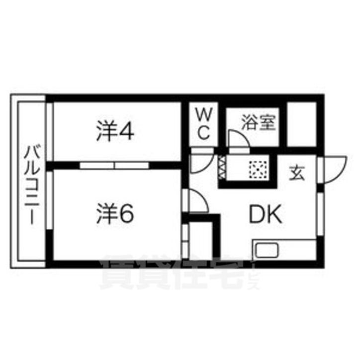 コーポKAWAHARAの間取り