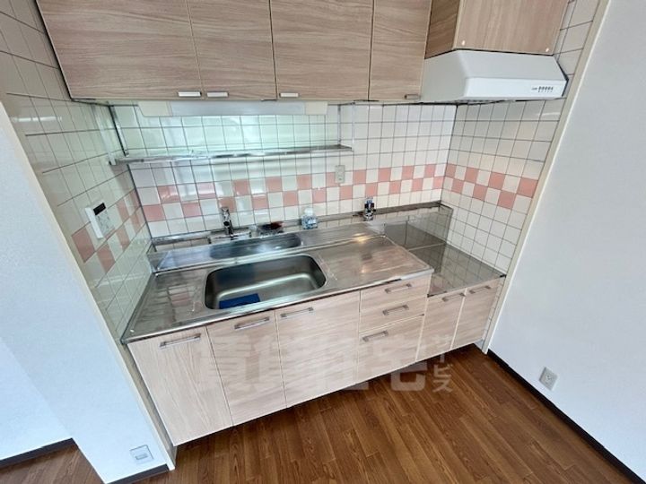大阪府大阪市住吉区苅田5丁目の賃貸マンションのキッチン