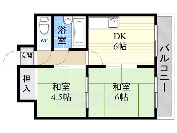 ヴェルドミール照ヶ丘の間取り