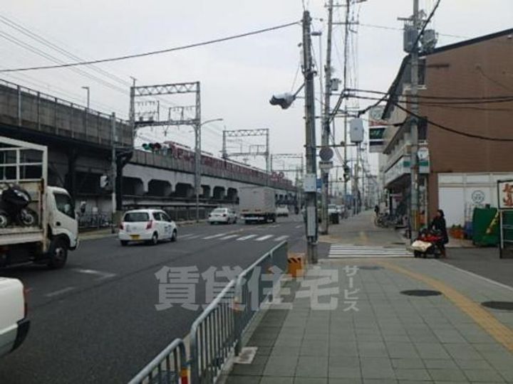 京都府京都市伏見区久我石原町の賃貸アパートの周辺