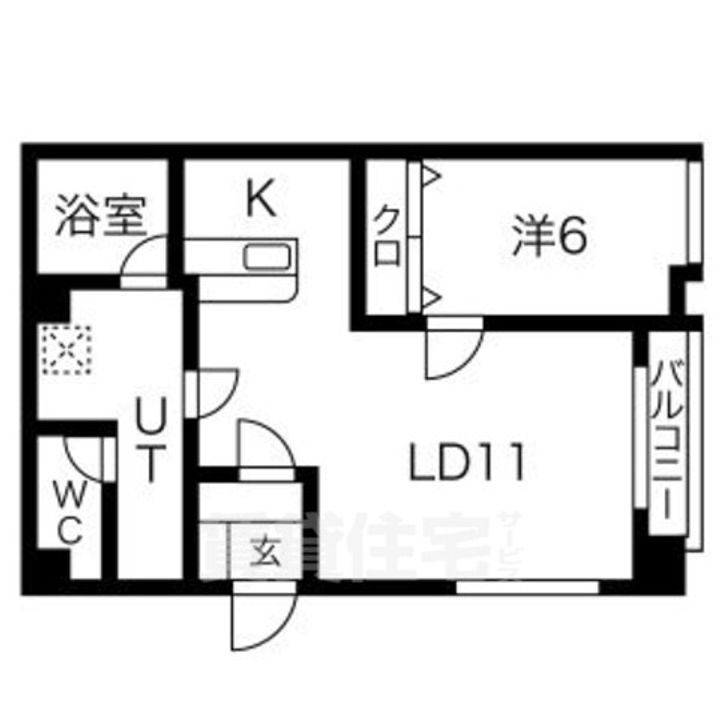 ハートイン江向の間取り