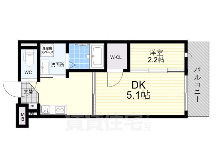 ヴェルステック西宮鳴尾の間取り