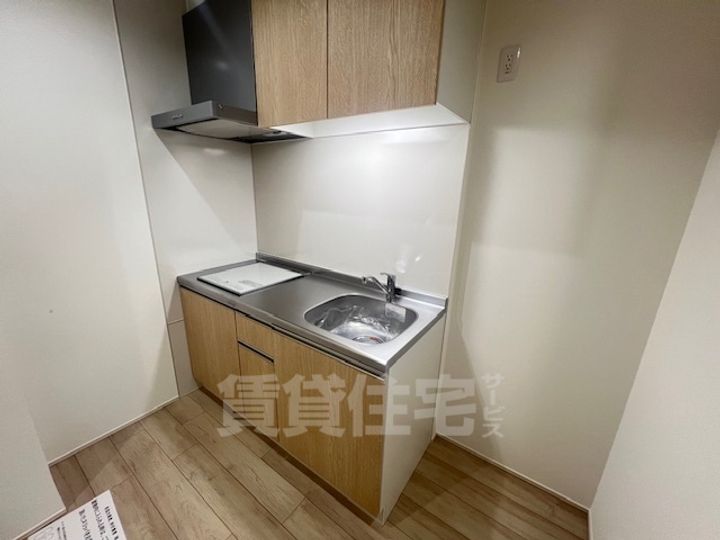 大阪府高石市東羽衣2丁目の賃貸アパートのキッチン