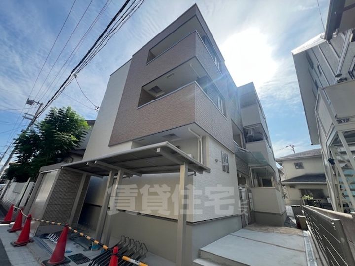 大阪府高石市東羽衣2丁目の賃貸アパートの外観