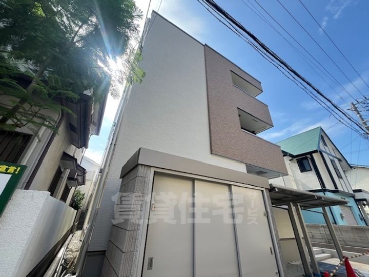 大阪府高石市東羽衣2丁目の賃貸アパートの外観