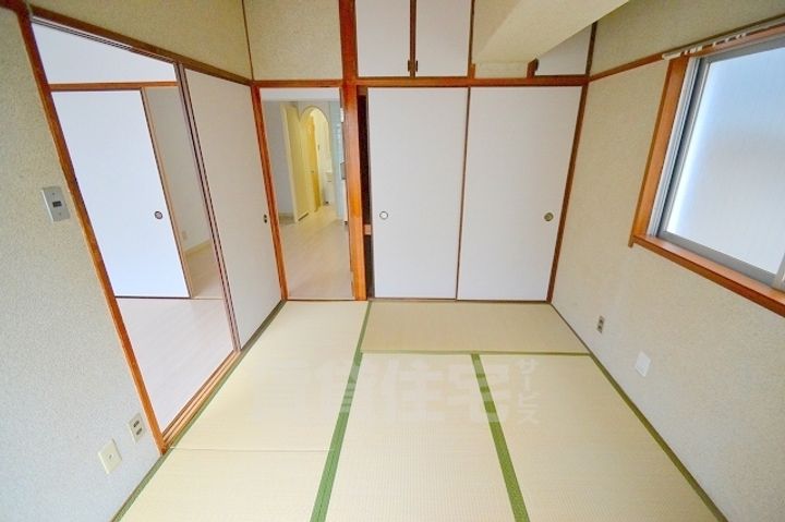 三国マンションの寝室