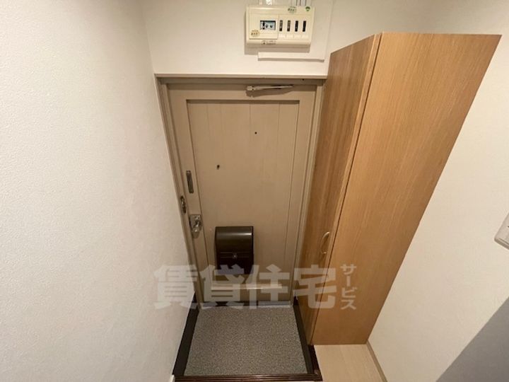 宇都宮ハイツの玄関