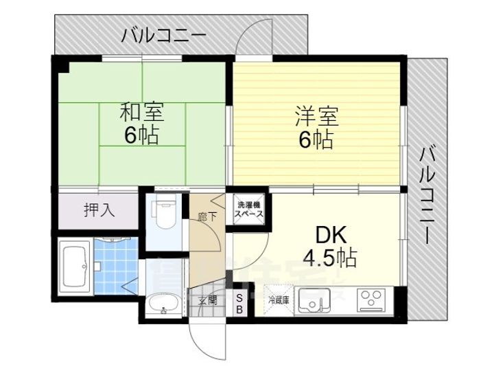 AGIOミヨシの間取り
