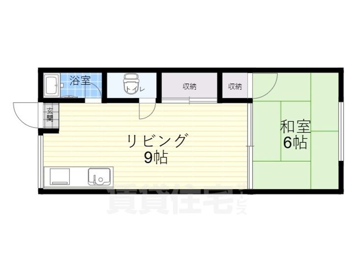 三和マンション201の間取り