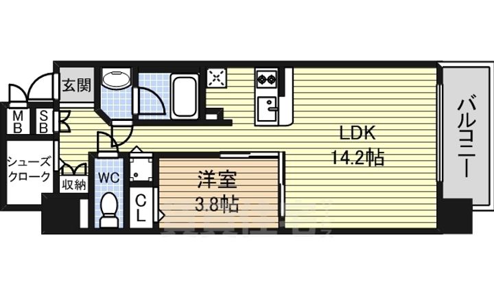 レジディア白壁の間取り