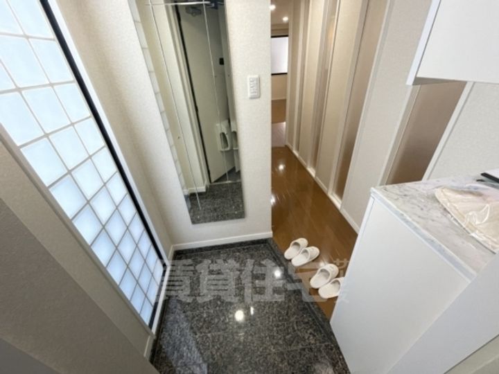 大阪府堺市東区野尻町の賃貸マンションの玄関