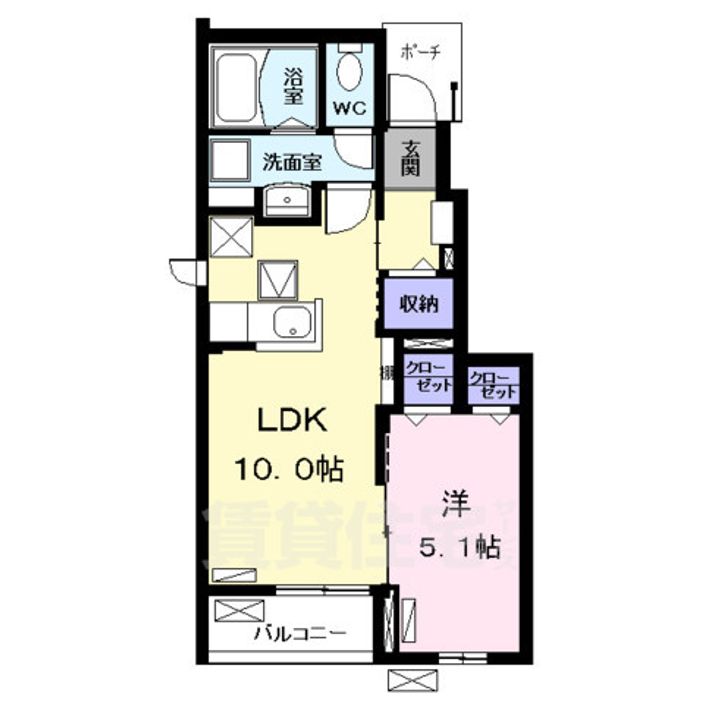 メゾン・ド・パルクの間取り