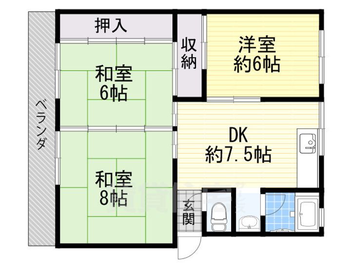 今井ハイツの間取り