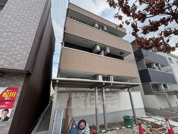 大阪府大阪市住吉区遠里小野6丁目の賃貸アパートの外観