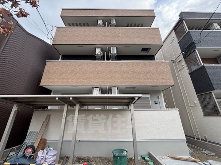 大阪府大阪市住吉区遠里小野6丁目の賃貸アパートの外観