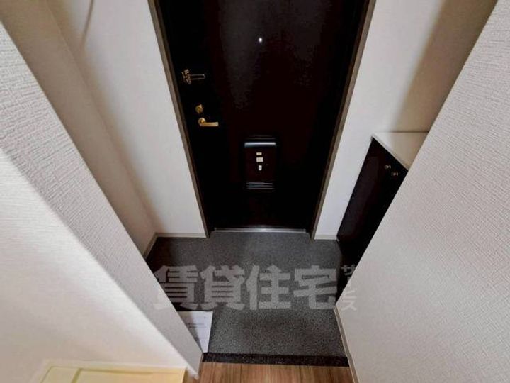 大阪府豊中市服部元町1丁目の賃貸マンションの玄関