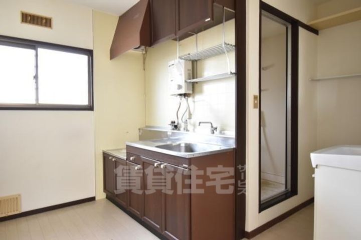 大阪府堺市北区大豆塚町2丁の賃貸マンションのキッチン