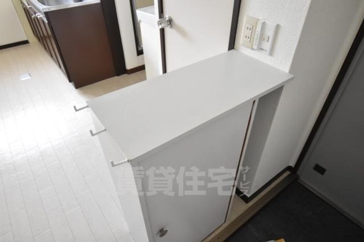 大阪府堺市北区大豆塚町2丁の賃貸マンションの玄関