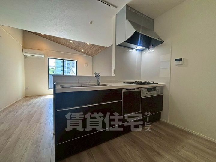愛知県名古屋市天白区塩釜口1丁目(一戸建)の賃貸物件のキッチン