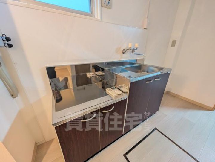 大阪府大阪市住吉区我孫子5丁目の賃貸マンションのキッチン