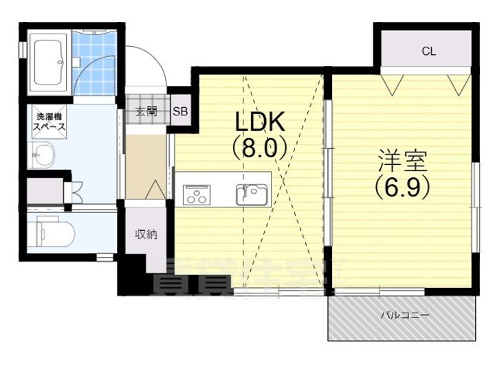 Saint Esperenza TSUKIMIYAMAの間取り