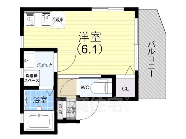 KARIN長楽町の間取り