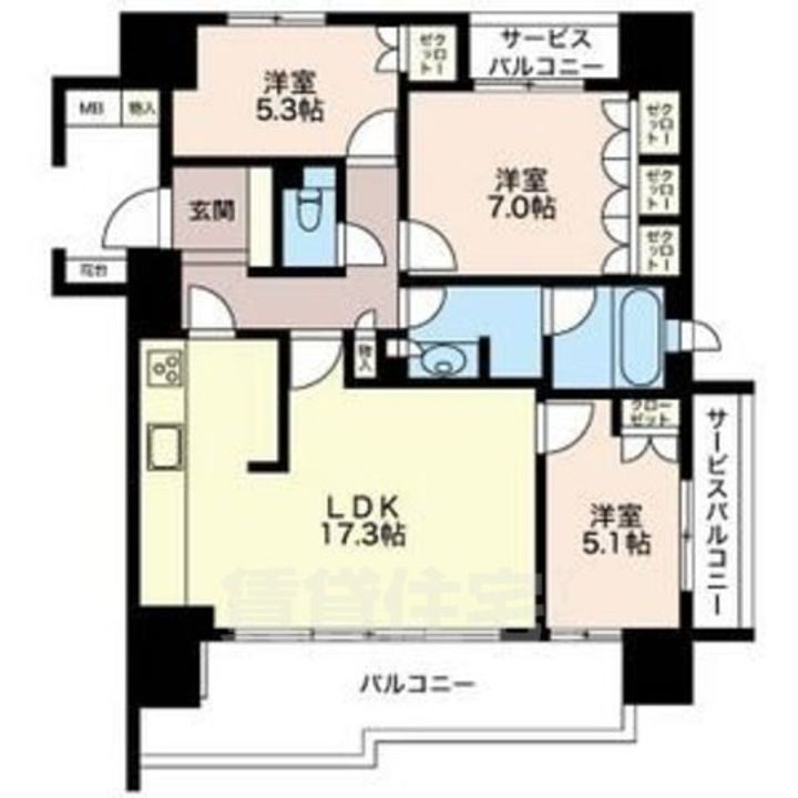 グランドメゾン桐林町の間取り
