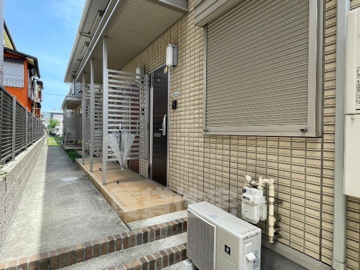 ヴィラ 宿跡の玄関