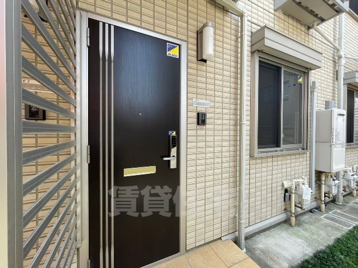 ヴィラ 宿跡の玄関