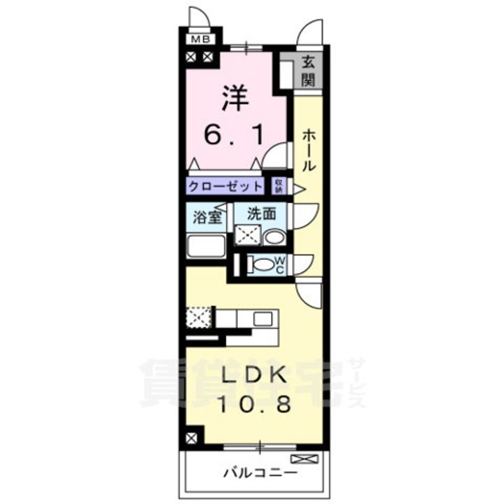 アクアパレスの間取り