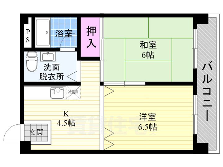 レジデンスオザックの間取り