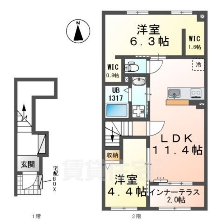 メゾンクレアの間取り