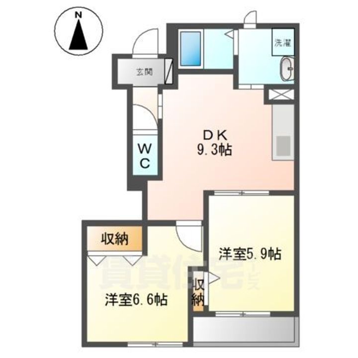 ローズコートの間取り