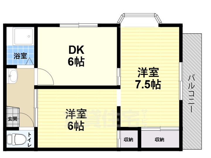 琴浦マンションの間取り