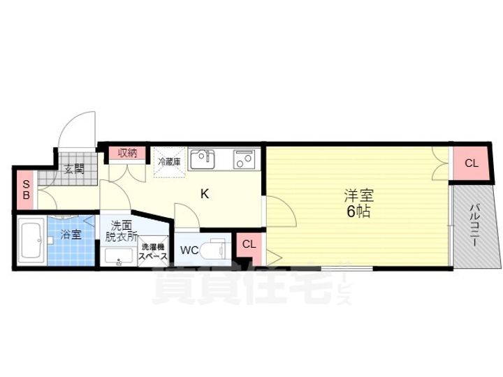 (仮称)南区東九条新築の間取り