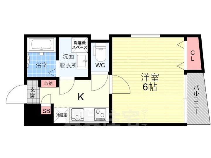 (仮称)南区東九条新築の間取り
