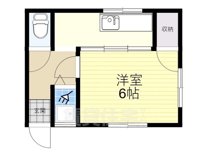 大阪府豊中市春日町3丁目の賃貸アパートの間取り